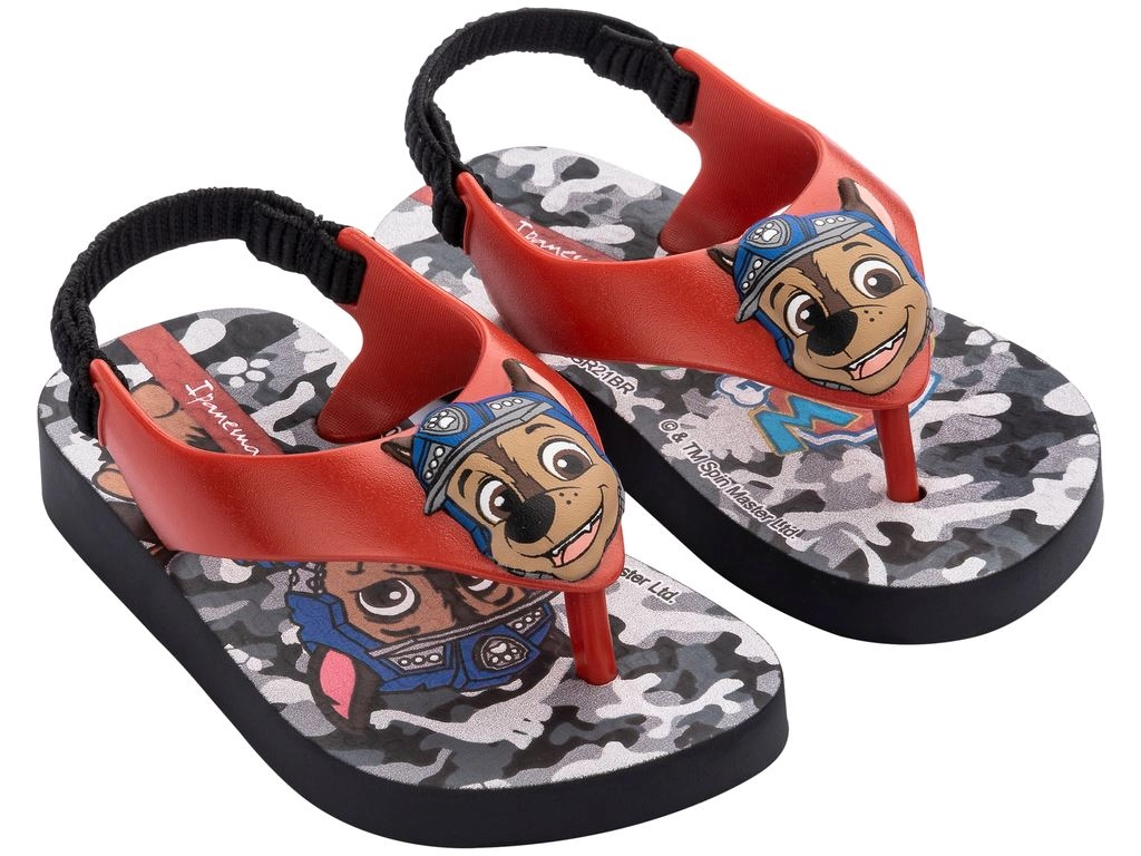 Chinelo Baby Ipanema Patrulha Canina 26124 Preto