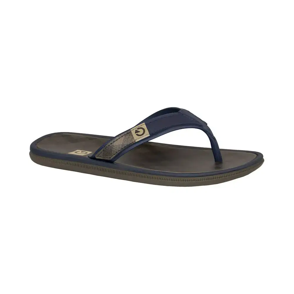 Chinelo Cartago Maiorca I Marrom/azu