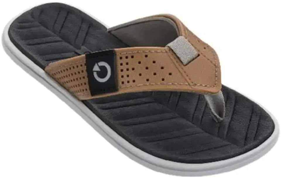 Chinelo Cartago Malta Iv Cinza/bege