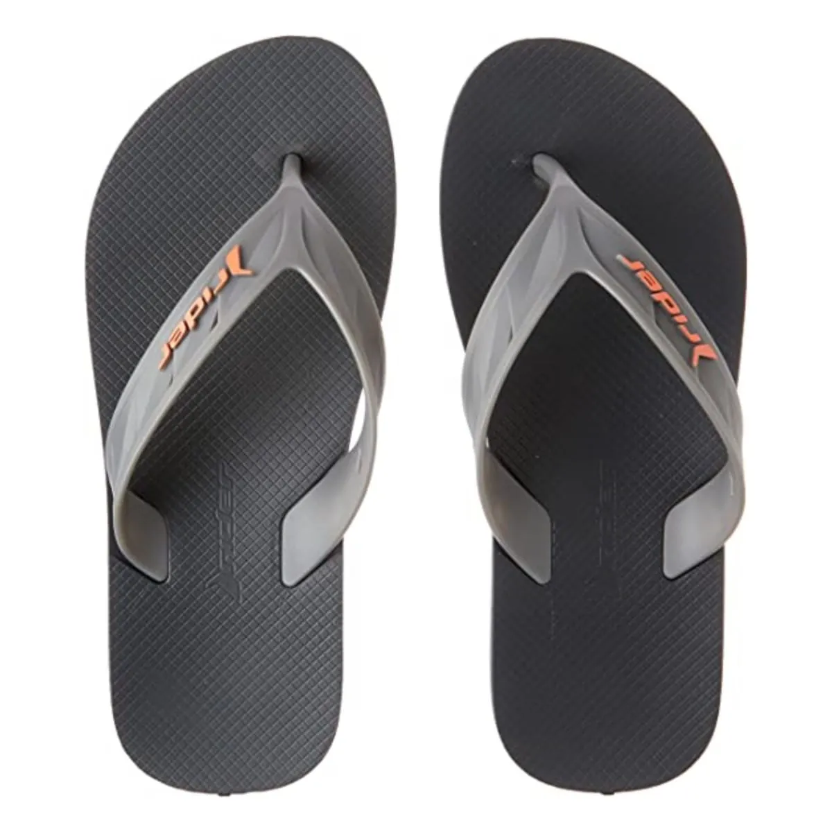 Chinelo Rider Street Masculino Preto e Cinza Tamanho 37-38