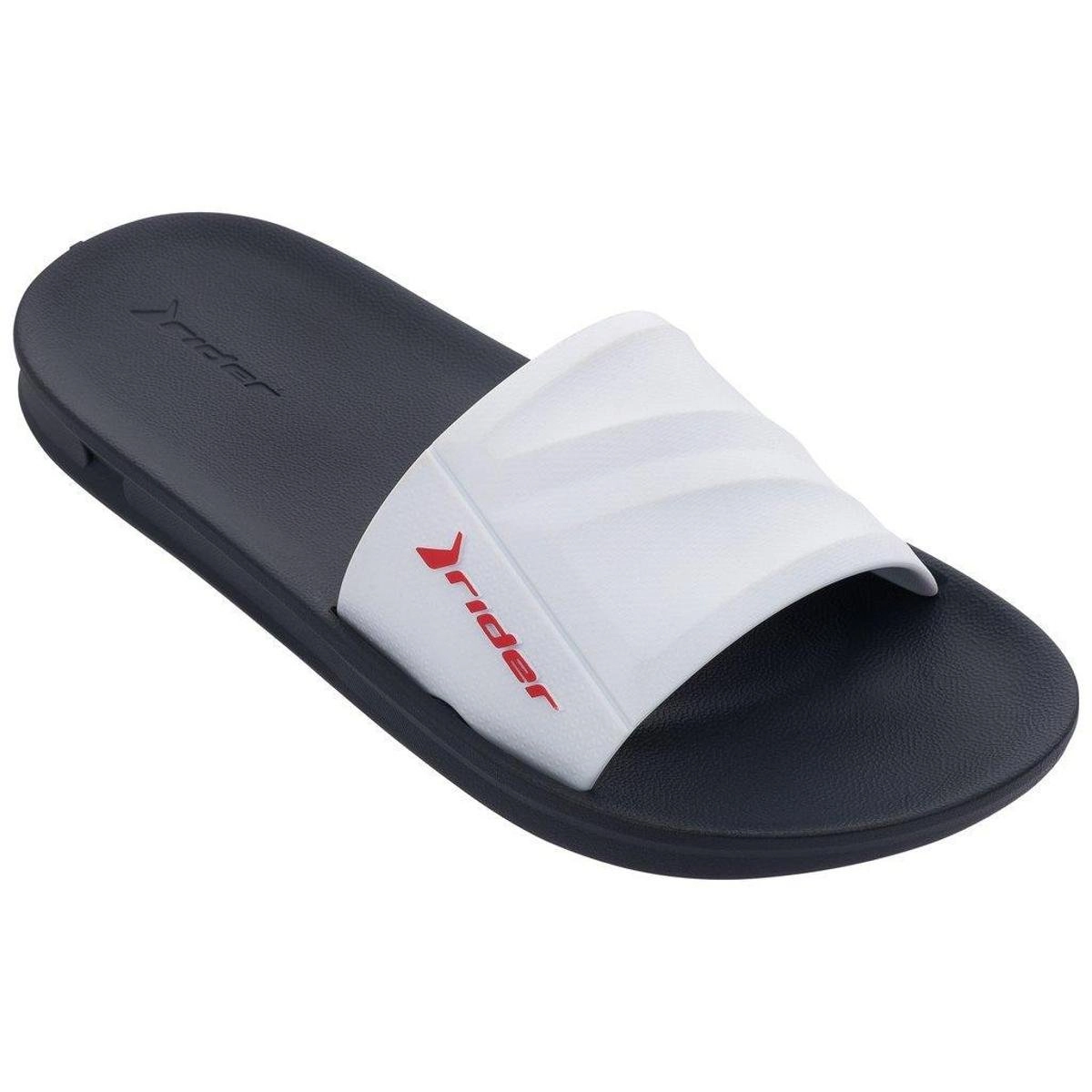 Chinelo Rider Street Slid Preto/bran