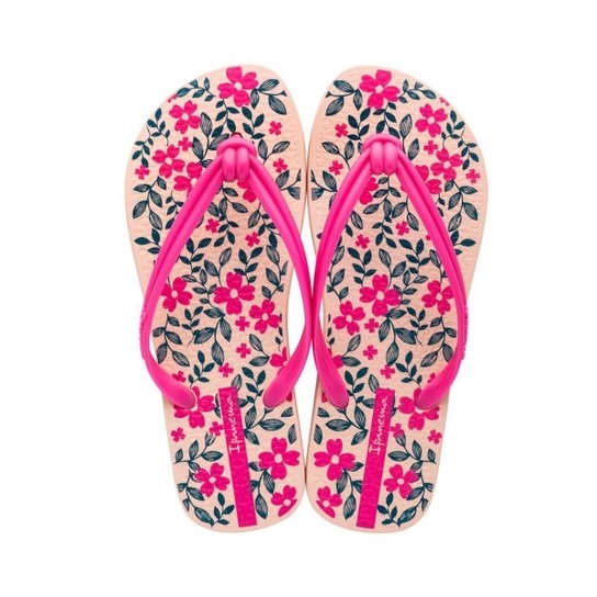 Chinelo Ad Ipanema Elo Fem Print Rosa