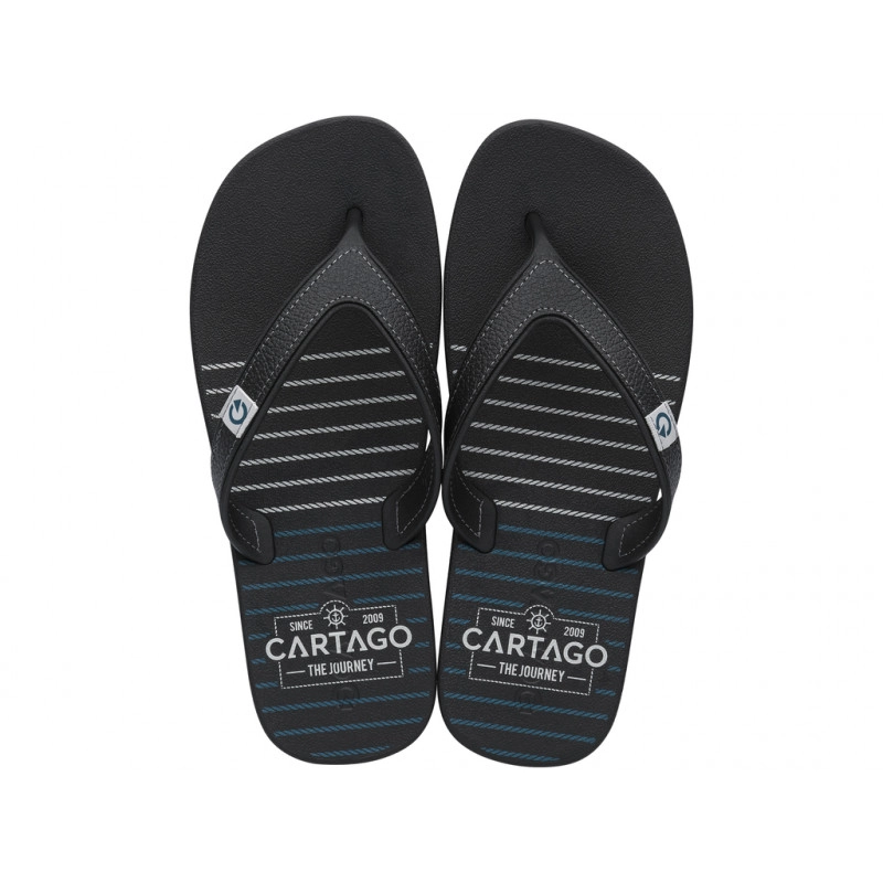 Chinelo Cartago Dakar Ad Preto/azul