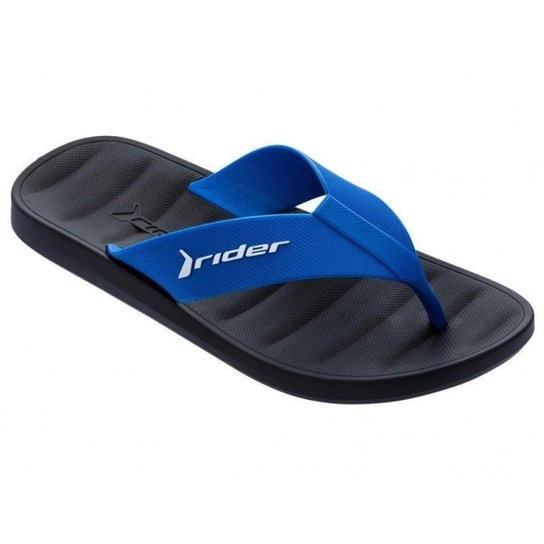 Chinelo Rider Free Dedo Adpreto/azul
