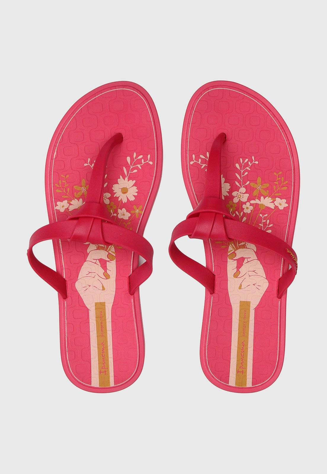 Chinelo Ad Ipanema No Print Rosa 01