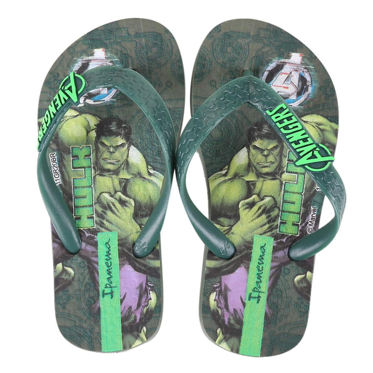 Chinelo Inf Ipanema Avengers Verde 03