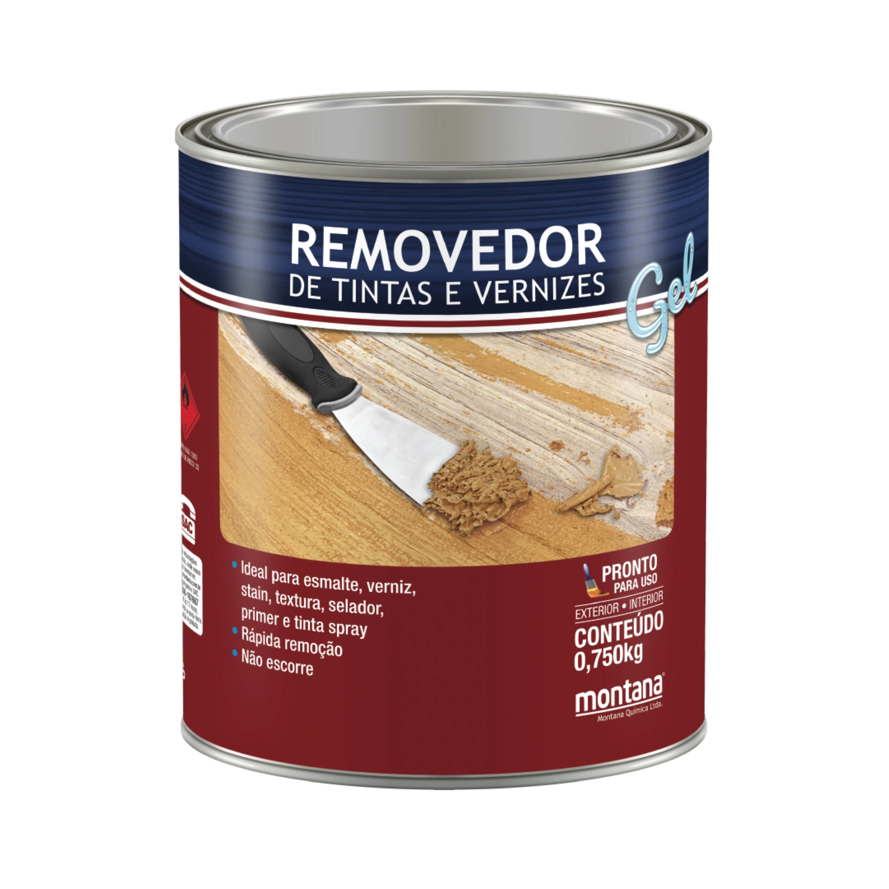 Removedor Gel 900mL Montana
