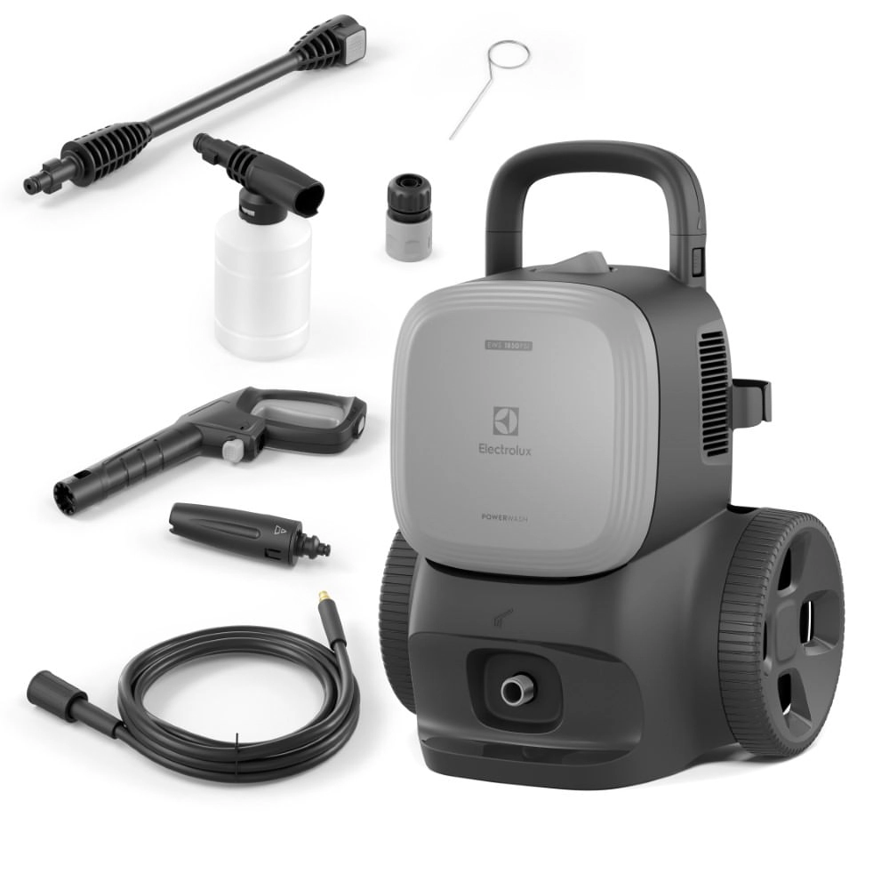 Lavadora De Alta Pressão Electrolux 1850psi 1500w Powerwash Aplicador Detergente (ews1850) 220v
