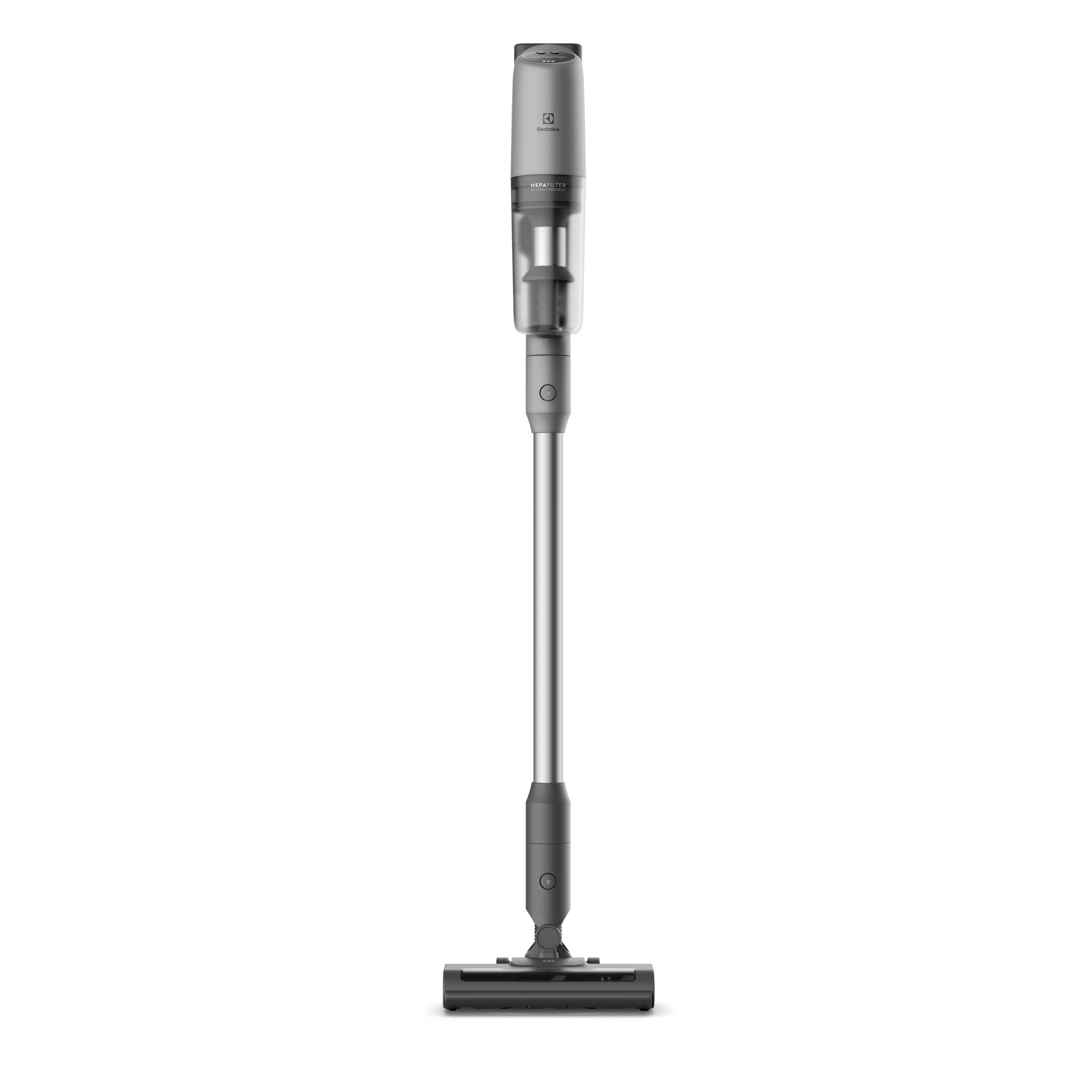 Aspirador De Pó Vertical Sem Fio Electrolux Ergorapido 3 Em 1 Cyclonic Power 30 Min Cinza (ptec100) Bivolt