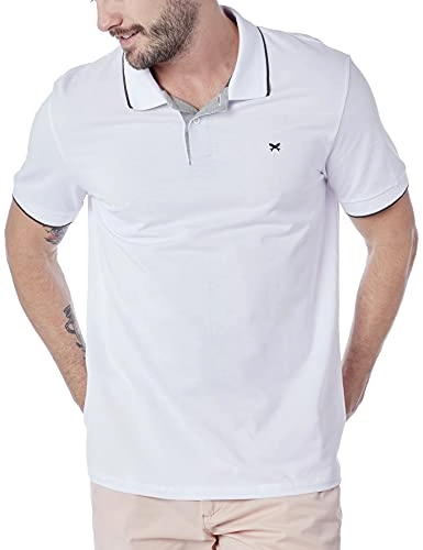 Camisa Polo, Hering, Masculino, Branco, Xxg