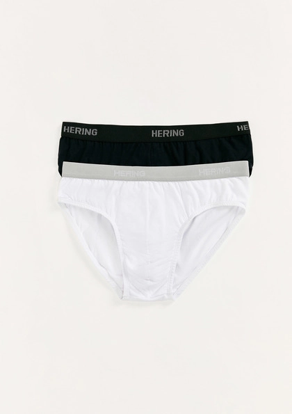 Kit Com Cueca Slip Hering Bco/pto 77qr1aen/xg