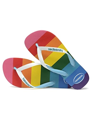 Chinelo Azul Top Pride All Over Havaianas Unisex N° 37/38
