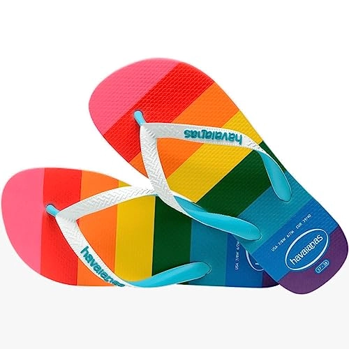 Chinelo Azul Top Pride All Over Havaianas Unisex N° 43/44