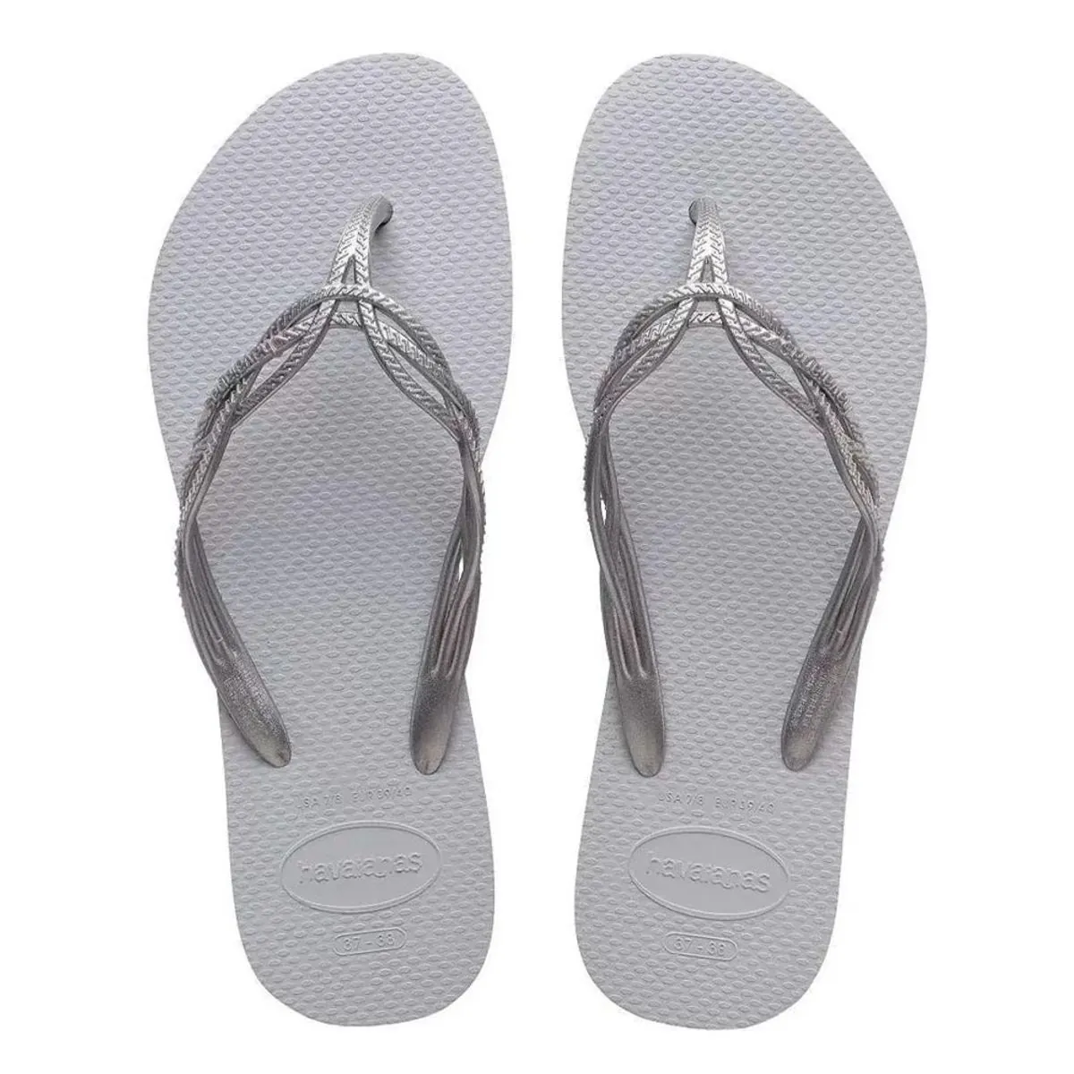 Sandalias Havaianas Flash Sweet Fc Cinza Gelo