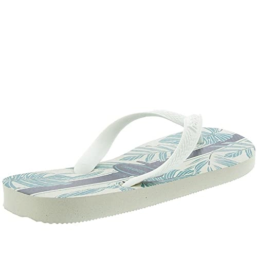 Chinelo Aloha, Havaianas, Masculino, Branco/branco/azul Indigo, 35 36