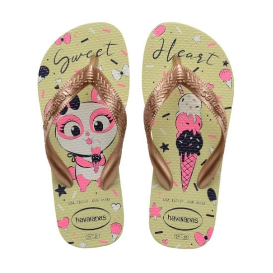 Chinelo Havaianas Kids Top Pets Lima 904 D