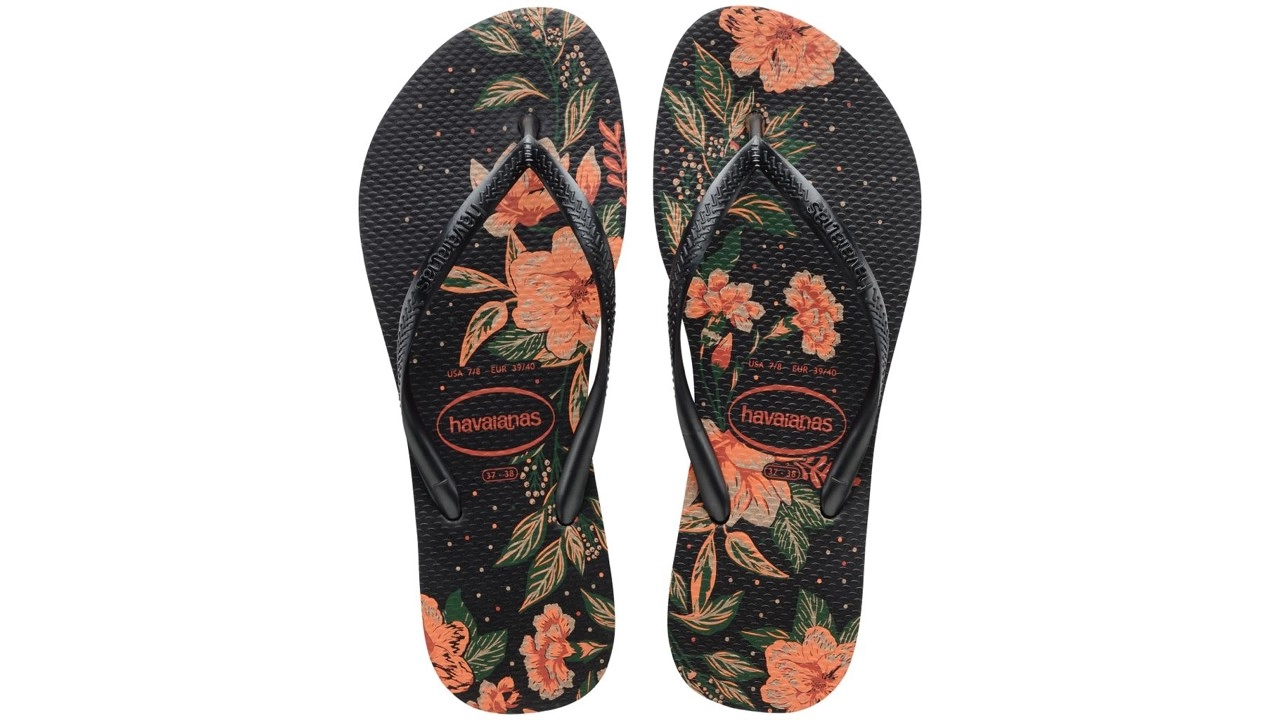 Sand Havaianas Slim Organic Pto/dark/dark