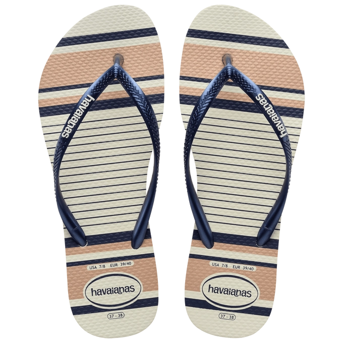 Ch Hav Slim Nautical Bco Marinho 41/42
