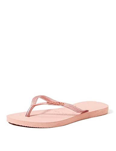 7006288 Sandalias Havaianas Slim Logo Met Gd F0 Sandalias Havaianas Slim Logo Metallic Rosa