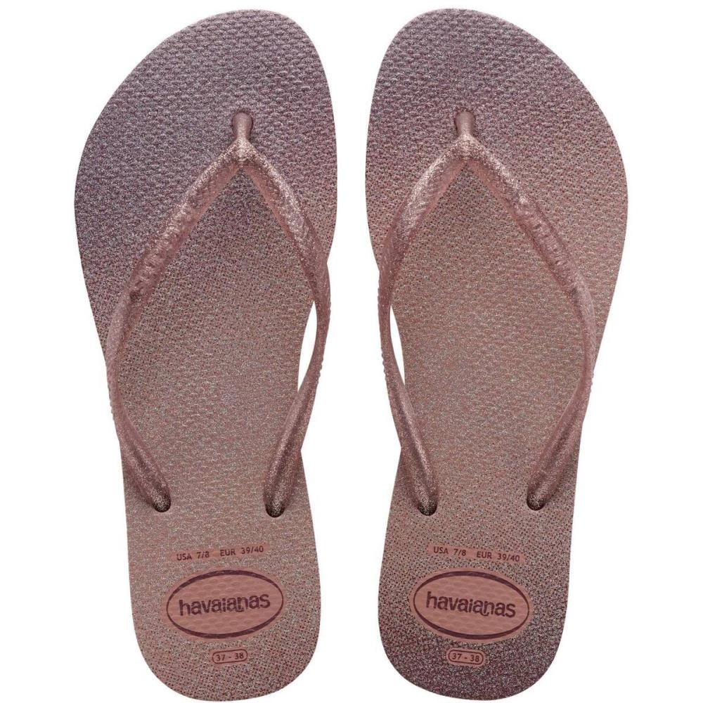 Sand Havaianas Slim Gloss Fc Rosa Crocus 41/42