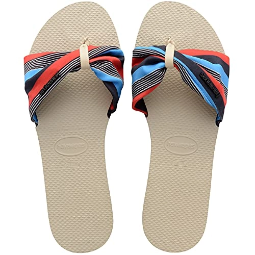Sandalias Havaianas You St Trop Fc Bege Palha/marinho