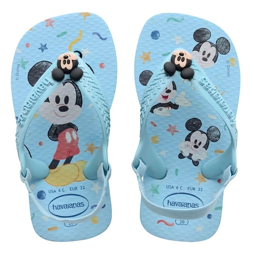 Chinelo Azul Water New Baby Disney Classics Havaianas Kids E Baby N° 25/26