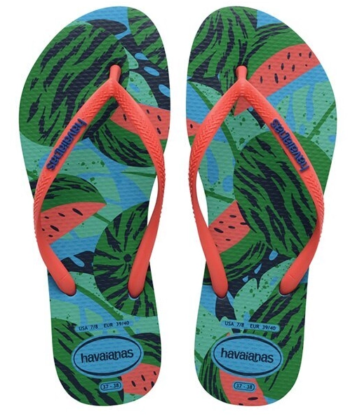 Chin.havaianas Slim Summer Fruits Turq.