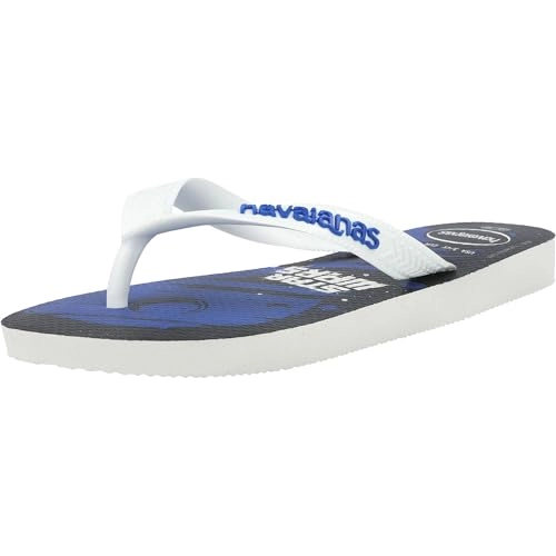 Chinelo Branco/azul Estrela/branco Star Wars Havaianas Adult Licenses N° 23/24