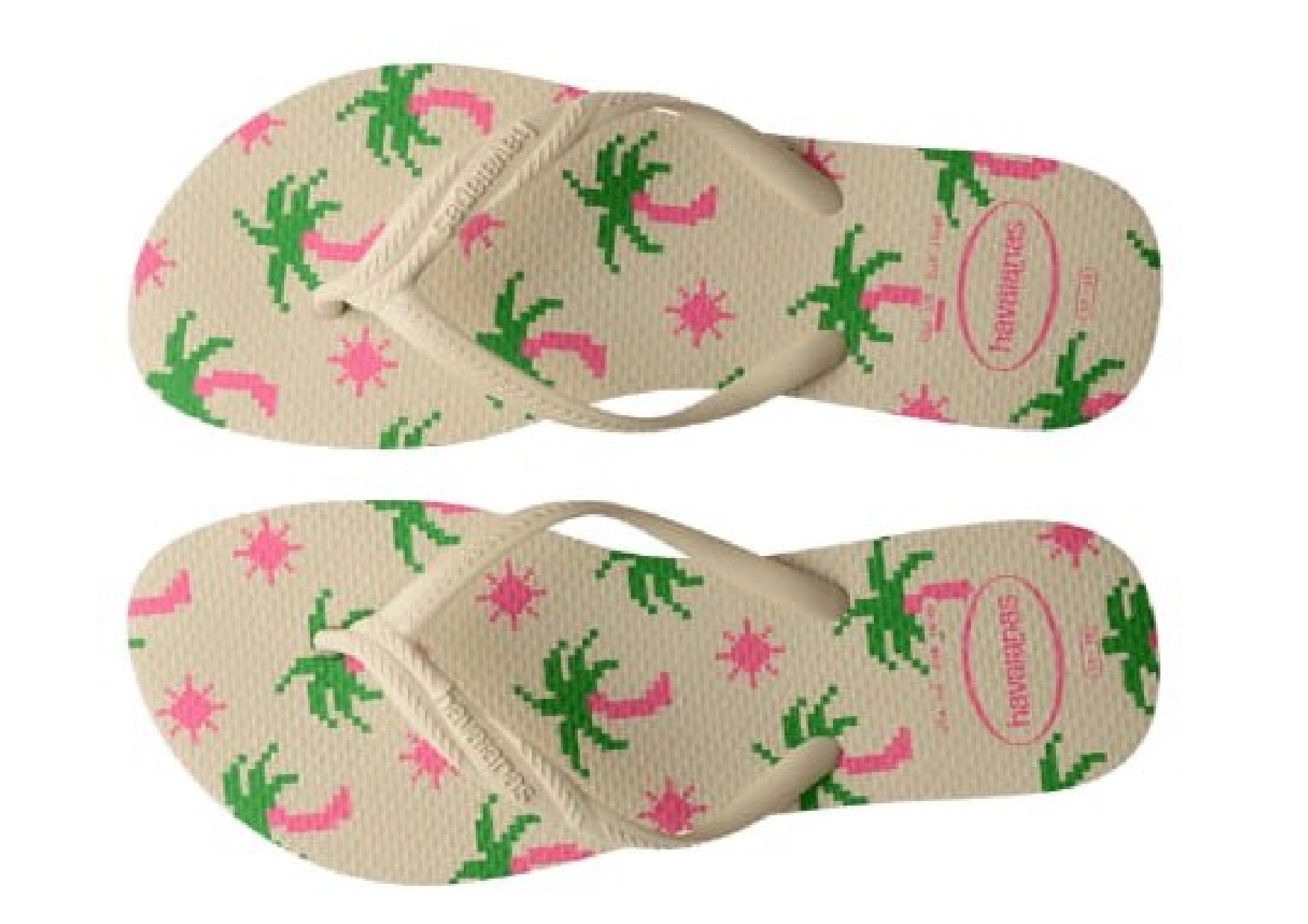 Chinelo Bege/bege Fantasia Joy Havaianas Womens N° 33/34