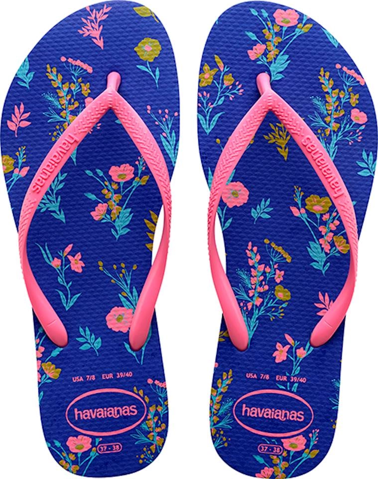 Chinelo Azul Naval Slim Romance Havaianas Women N° 33/34