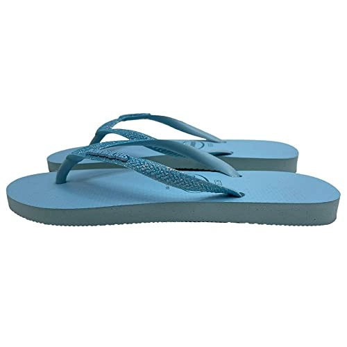 Chinelo Azul Water Slim Glitter Neon Havaianas Womens N° 37/38