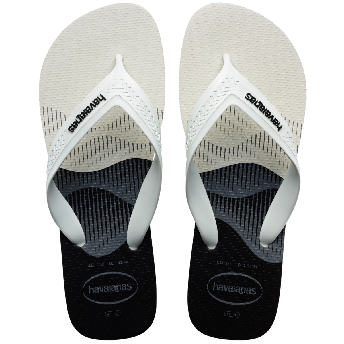 Chinelo Branco/branco Top Max Basic Havaianas Mens N° 41/42