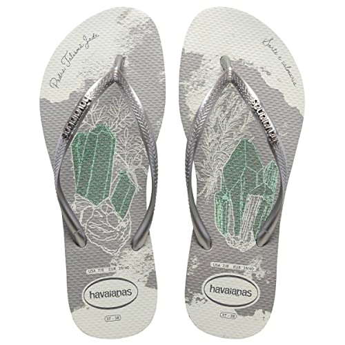 Sand Havaianas 35 36 Slim Party Branco