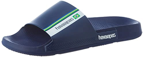 Chinelo Marinho Slide Classic Brasil Havaianas Unisex N° 39/40