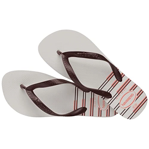 Chinelo Branco/café Top Basic Havaianas Men N° 37/38