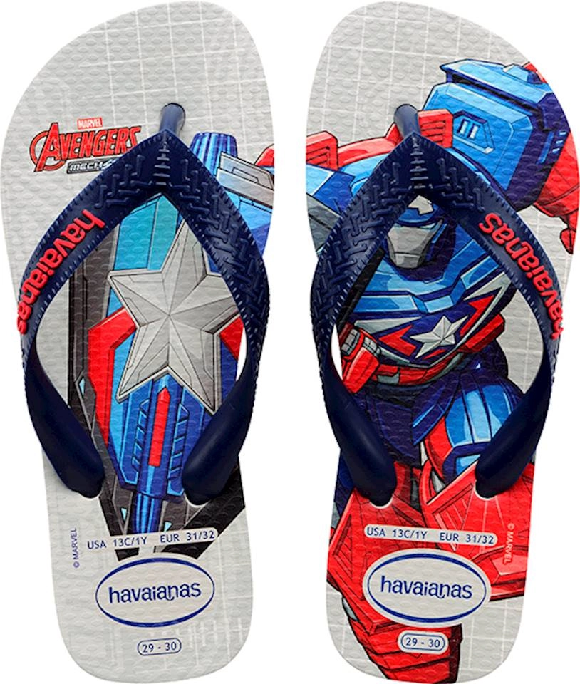 Chinelo Branco Kids Top Marvel Ii Havaianas N° 35/36