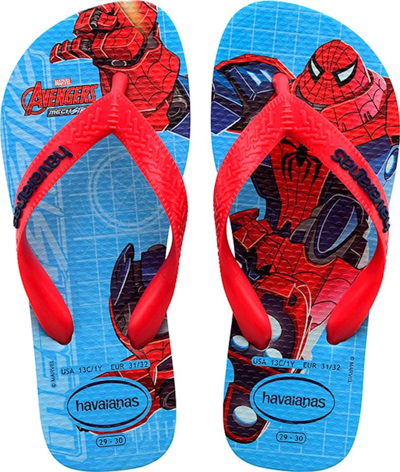 Chinelo Azul Water Kids Top Marvel Ii Havaianas N° 35/36