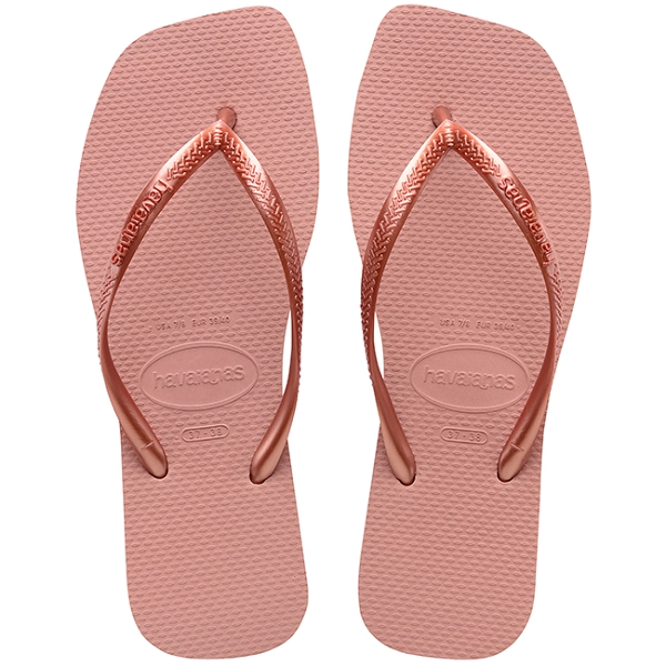 Chinelo Rosa Crocus Slim Square Havaianas N° 33/34