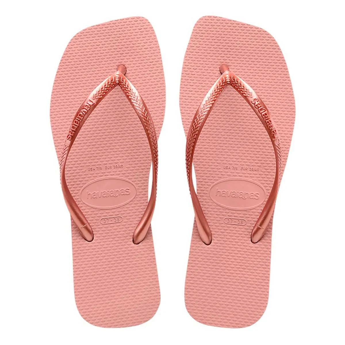 Chinelo Rosa Crocus Slim Square Havaianas N° 39/40