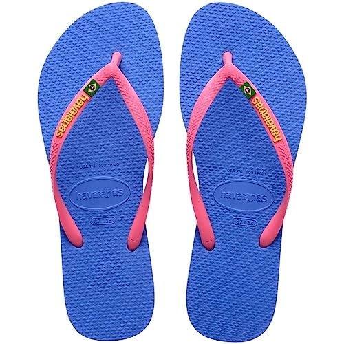 Chinelo Azul Provence Slim Brasil Havaianas Womens N° 25/26