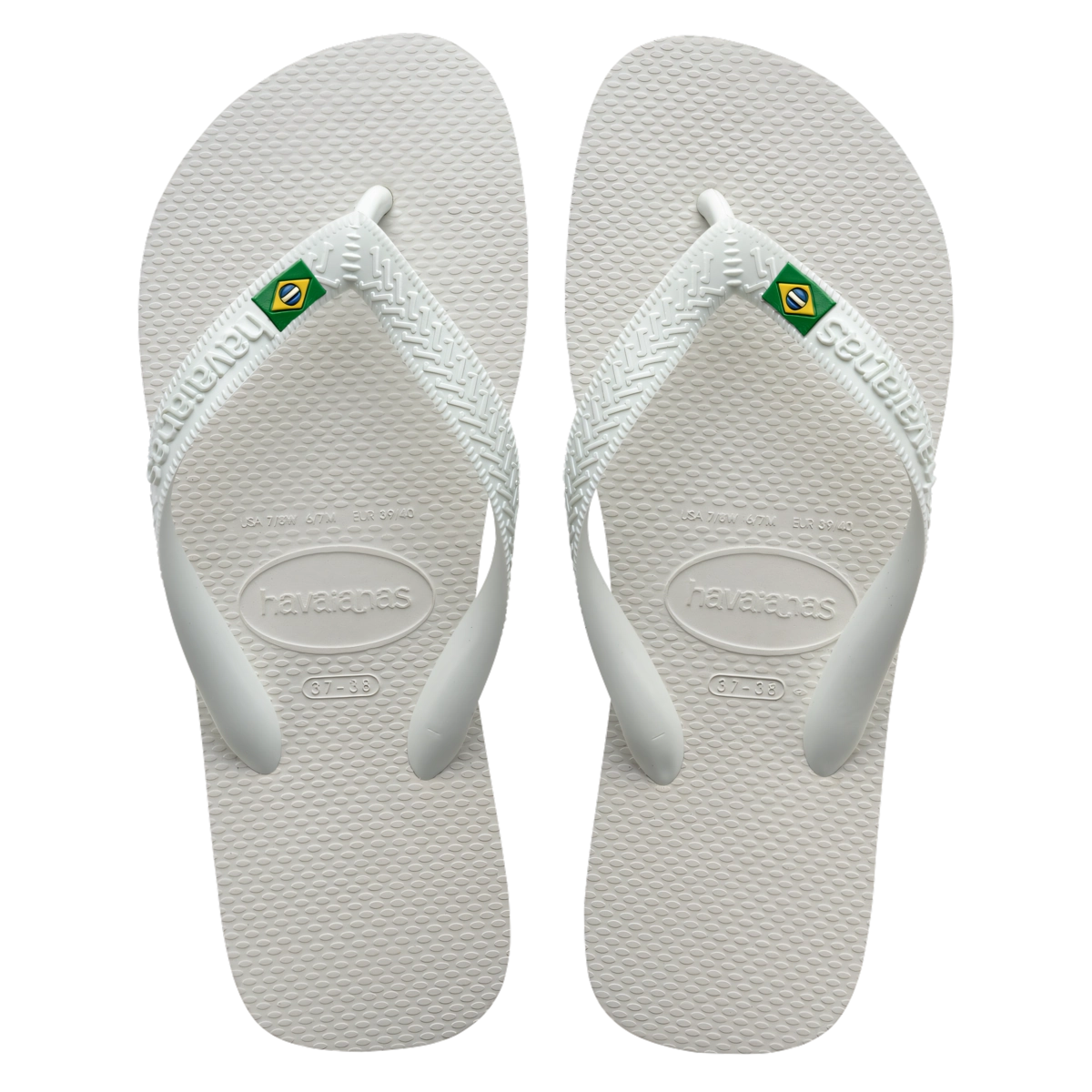 Chinelo Branco Brasil Light Havaianas N° 45/46