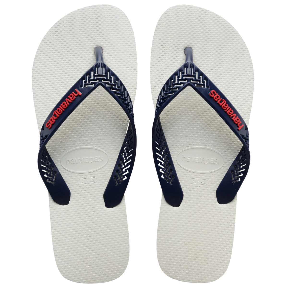 Chinelo Branco Power Light Solid Havaianas Mens N° 43/44