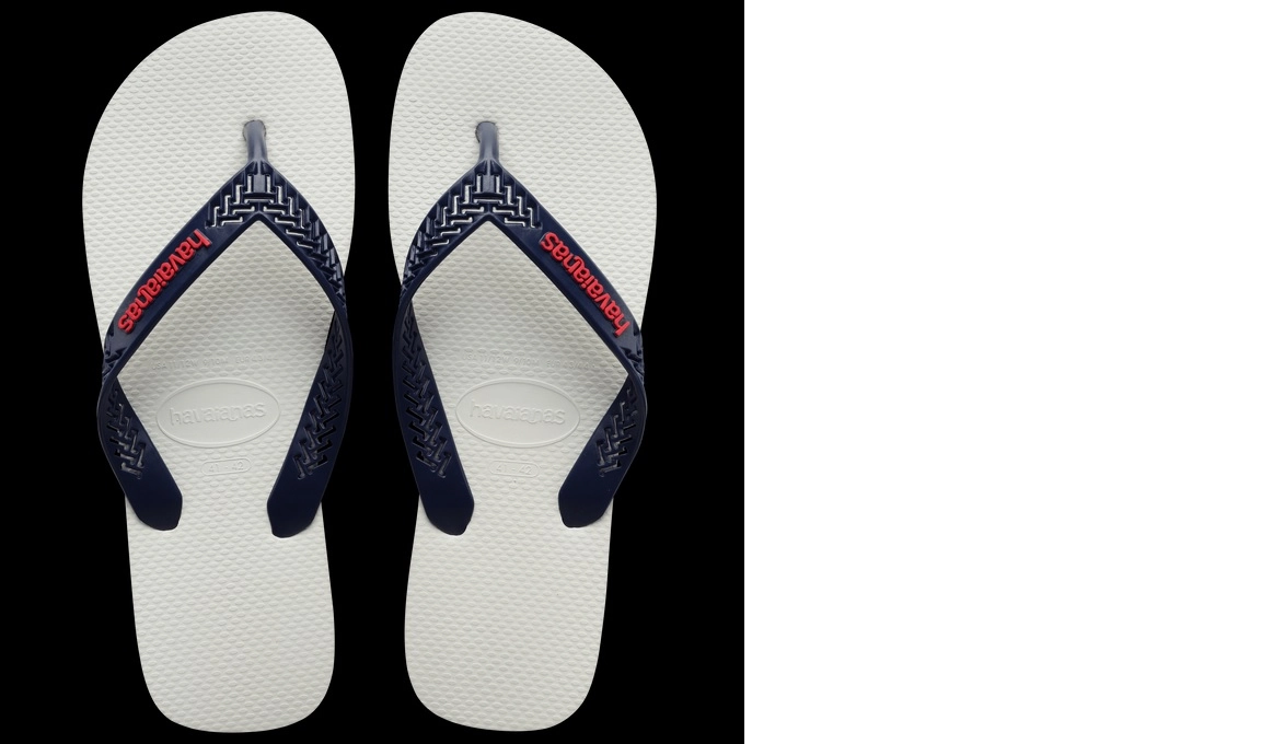 Chinelo Branco Power Light Solid Havaianas Mens N° 45/46