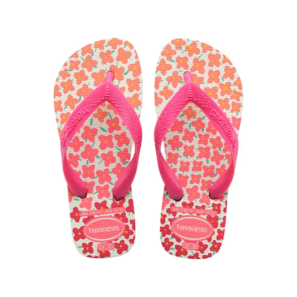 Sand Hav Kids Flores Branco/rosa Flux 25/26