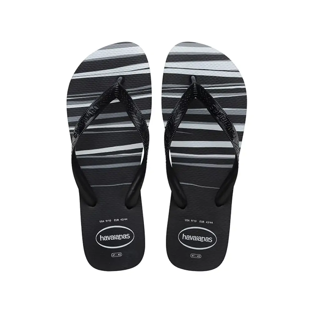 Chinelo Preto/preto/preto/branco Top Basic Havaianas N° 41/42