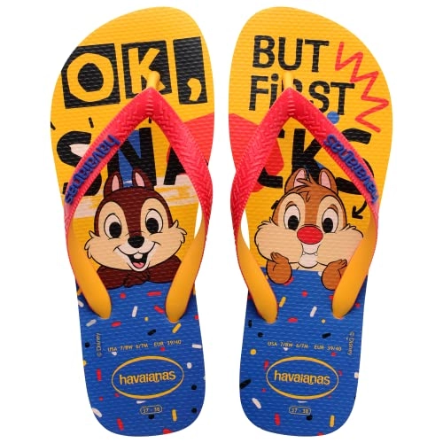 Chinelo Amarelo Pop Disney Stylish Havaianas Adult Licenses N° 39/40