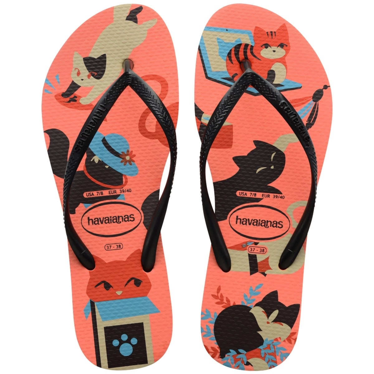 Chinelo Nectar Slim Pets Havaianas Womens N° 39/40