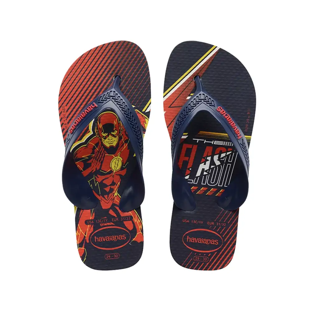 Chin.havaianas Kids Max Herois Bco/verm.