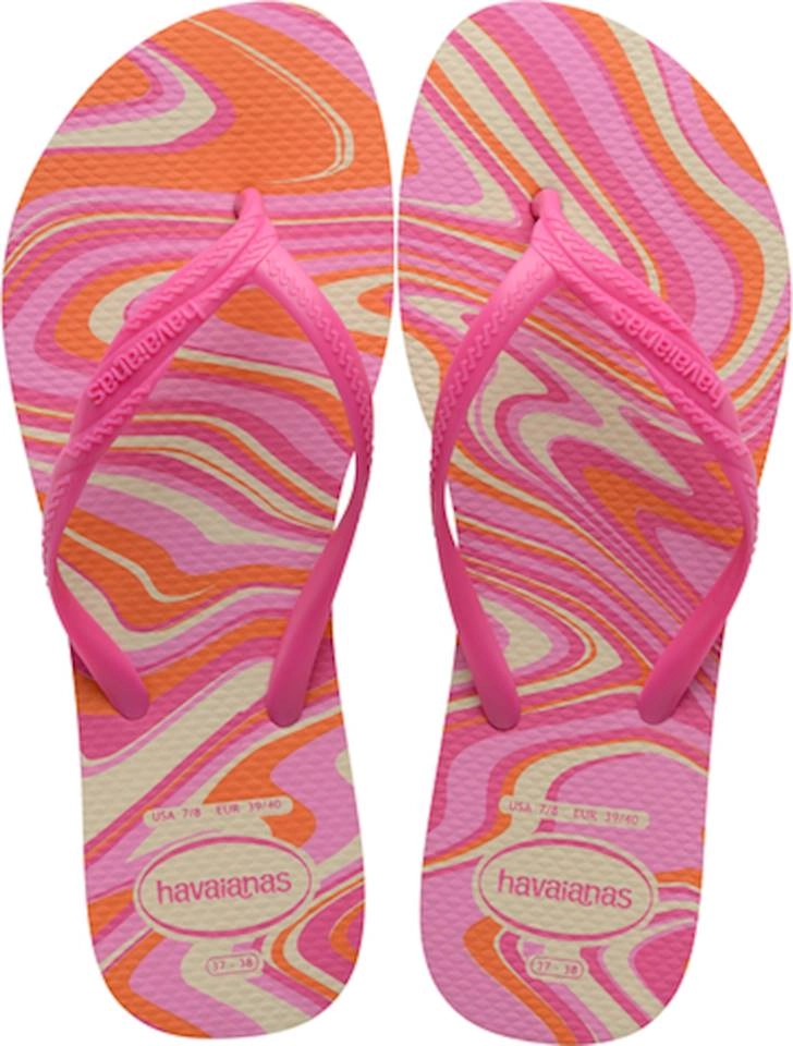 Chinelo Bege/rosa Fantasia Style Havaianas N° 41/42