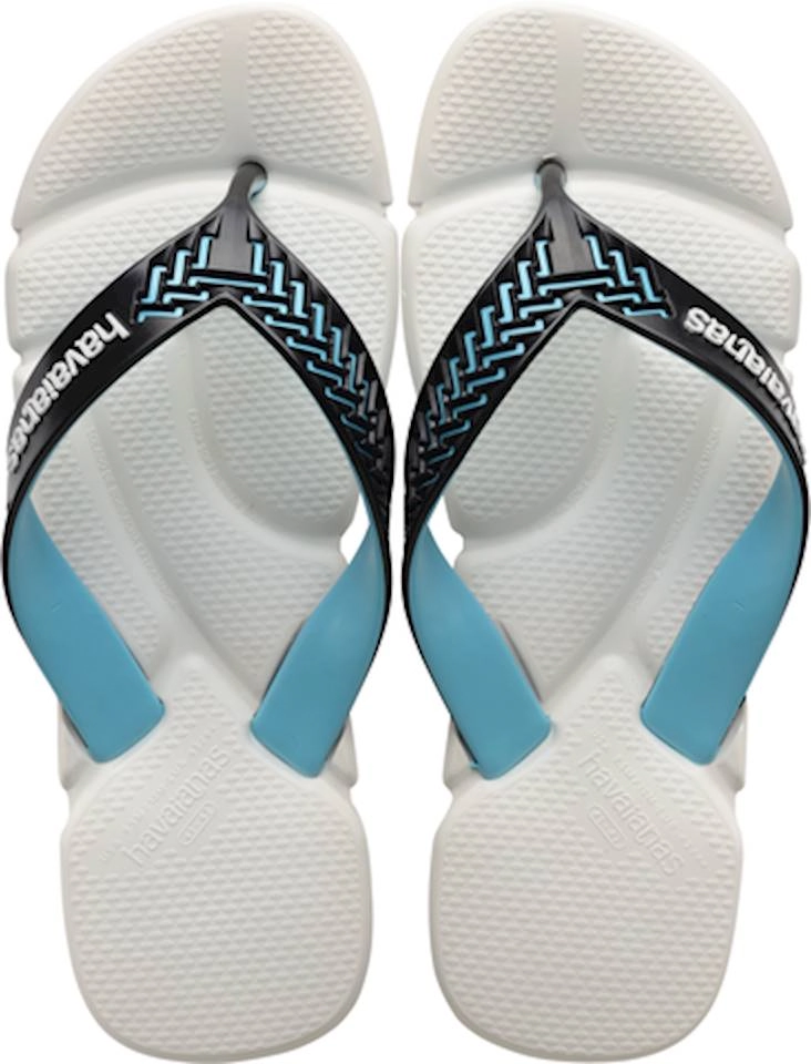 Chinelo Ad Havaianas Power 2.0 Branco E Preto 0128